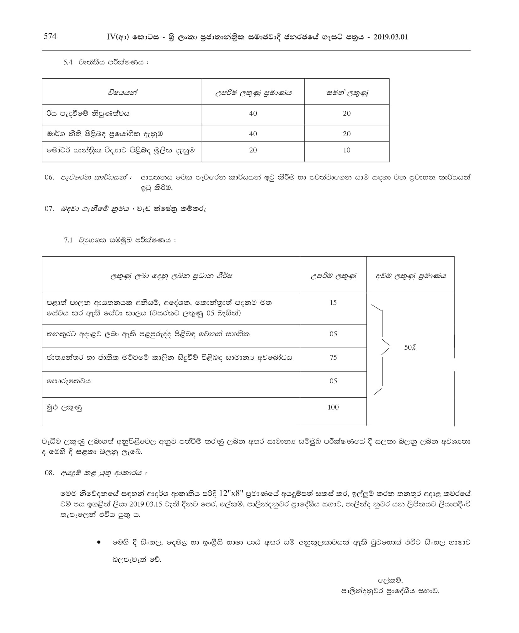 Work Field Supervisor, Driver, Work Field Labor - Palindanuwara Pradeshiya Sabha 